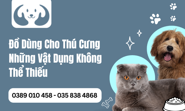Đồ Dùng Cho Thú Cưng Những Vật Dụng Không Thể Thiếu