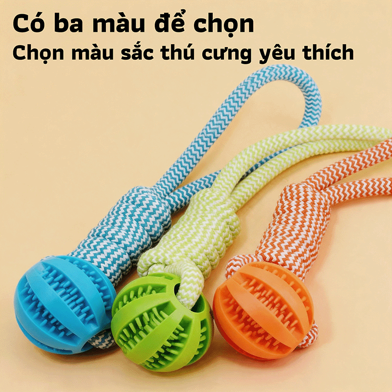 Đồ chơi tương tác bóng dây thừng